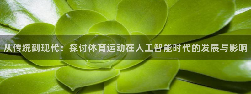 抖球体育app手机版免费：从传统到现代：探讨体育运动在人工智能时代的发展与影响